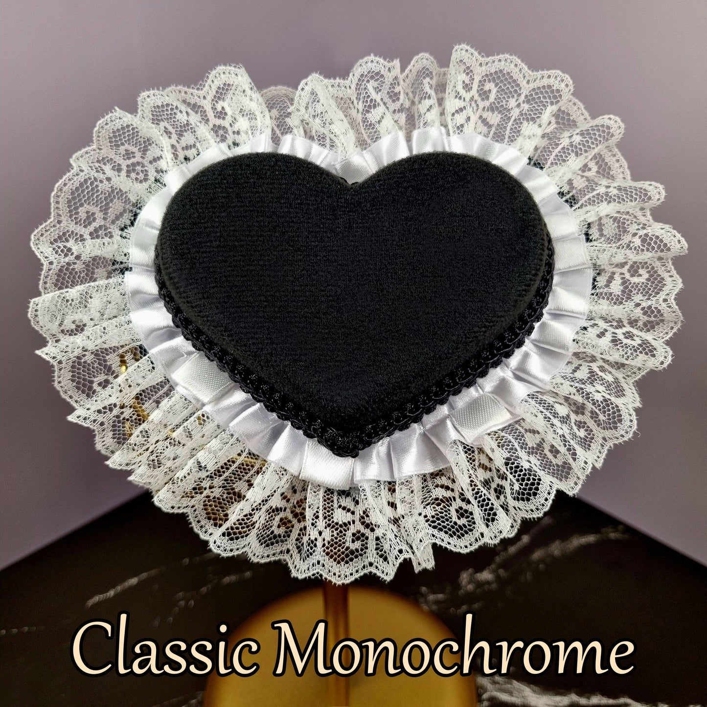 Elegant Heart (Lolita Hat & Ribbons Set)