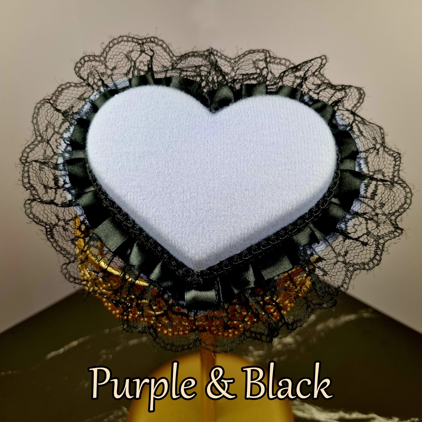 Elegant Heart (Lolita Hat & Ribbons Set)