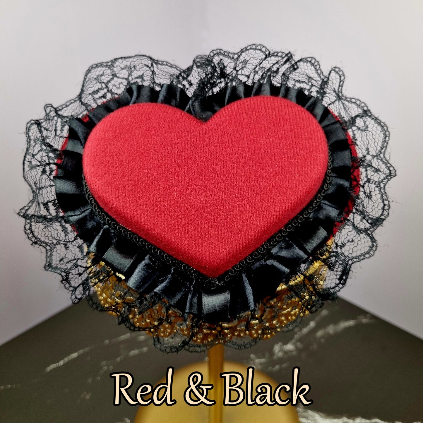 Elegant Heart (Lolita Hat & Ribbons Set)