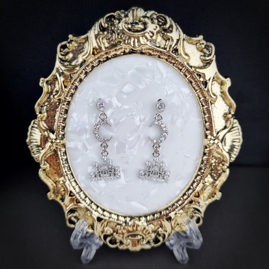 Silver Millennium Palace Earrings