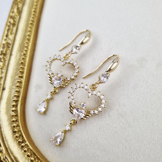 Elegant Heart Earrings