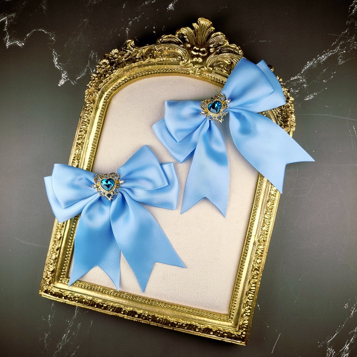 Elegant Heart Ribbons